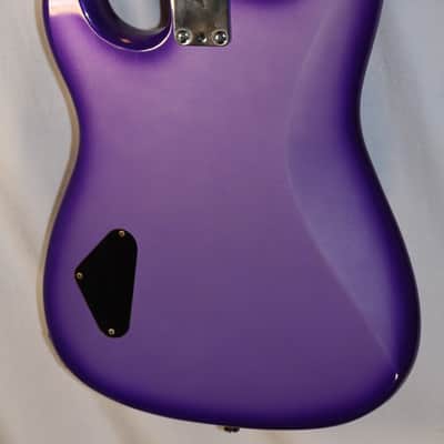 Hohner Professional ST Metal Purple Burst Locking Tremolo electric guitar used image 7