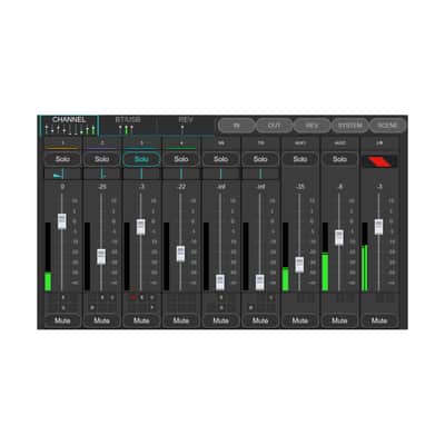Proel Digipad8 Digital Mixer with Motorised Faders image 6