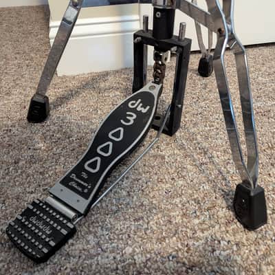 DW DWCP3500A 3000 Series Double-Braced 3 Leg Hi-Hat Stand 2010s - Chrome image 2