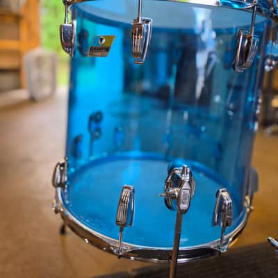Ludwig Vistalite 1970's - Blue image 7