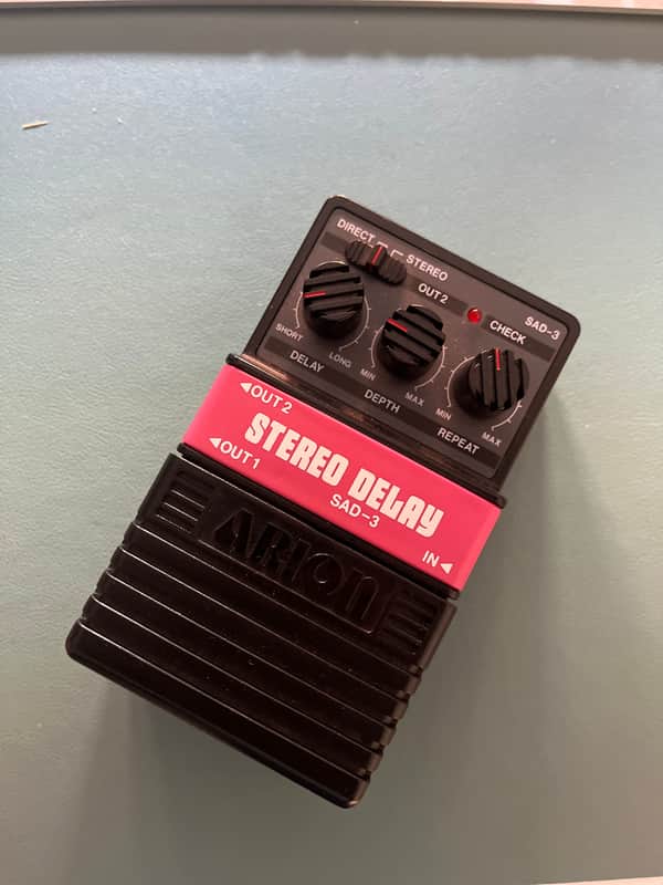 Arion SAD-3 Japanese Stereo Delay 1980s - Black image 1