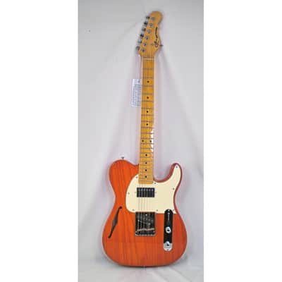 G&L Tribute ASAT Classic Bluesboy Semi Hollow Clear Orange image 3