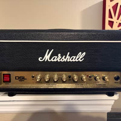 Marshall DSL15H 2-Channel 15-Watt Guitar Amp Head 2012 - 2017 - Black image 1