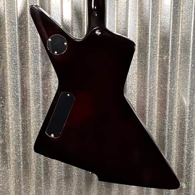 Westcreek Revenge Explorer Flame Transparent Red Burst Guitar #0019 Used image 9