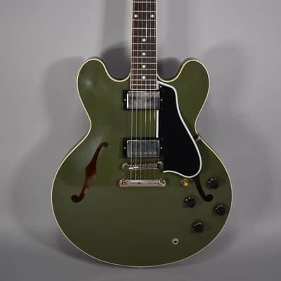 2025 Gibson '59 ES-335 Reissue VOS Olive Drab Finish W/OHSC image 2