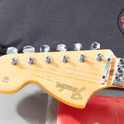2021 Fender Japan MIJ Michiya Haruhata Stratocaster Trans Pink Flame Top image 3