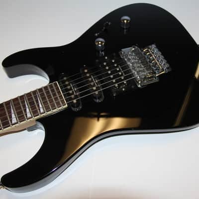 JACKSON DK2 DINKY MIJ  1996 2-Tone Black and w/tan neck image 12