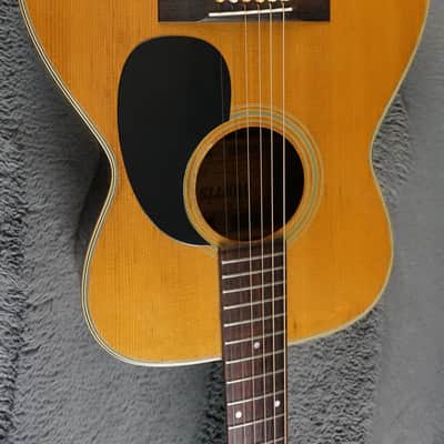 Morris F-15 OM Japan Acoustic Guitar w/ Built-In Electronics & Hard Case image 6