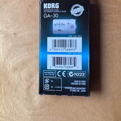 Korg GA-30 2000s - Silver Guitar/Bass Tuner image 3