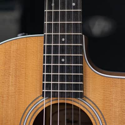 Taylor 214ce-N Nylon Grand Auditorium Acoustic/Electric Guitar with Gig Bag - Factory Demo image 8