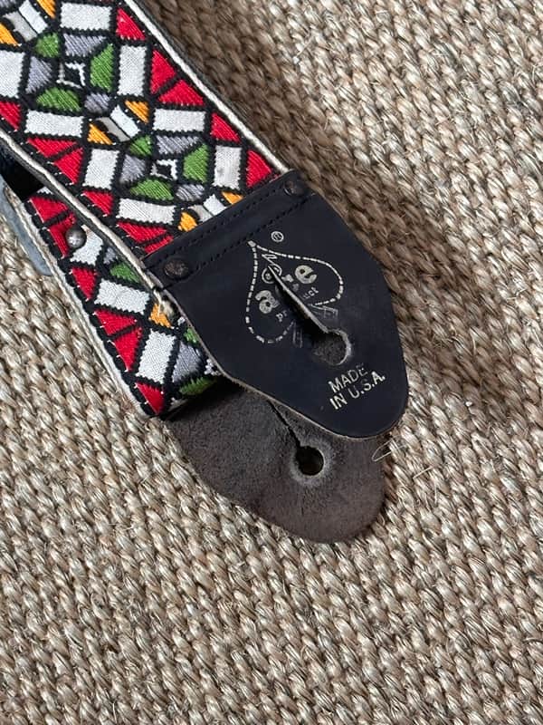 Vintage Ace Stain Glass 60’s Strap Hendrix image 1