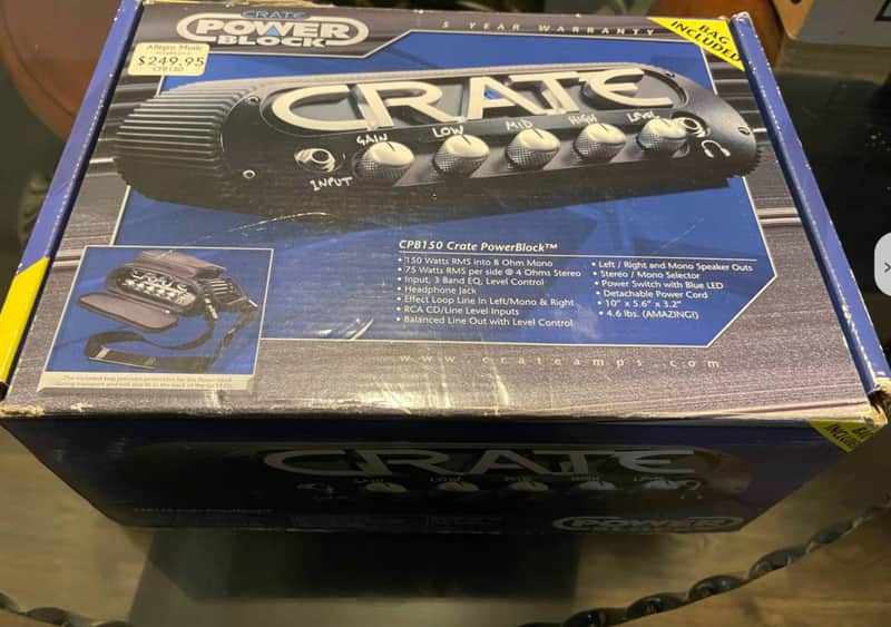 ギター CRATE CPB150 PowerBlock Crate CPB150 PowerBlock Amplifier | Reverb
