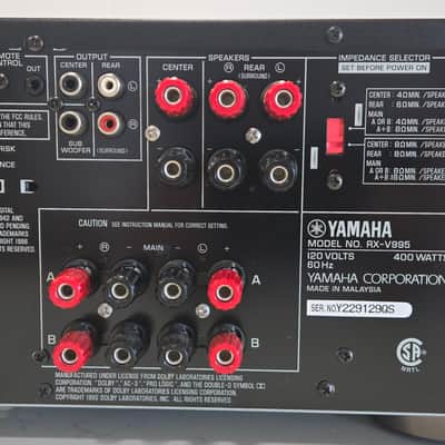 Yamaha RX-V995 1999 - Black image 10