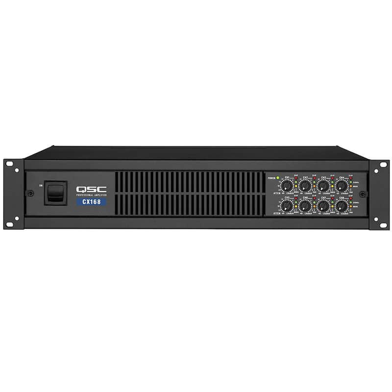 QSC CX168 8-Channel Commercial Power Amplifier image 1