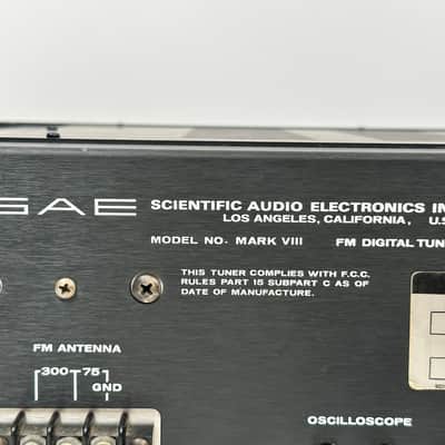 Vintage SAE 8000 Mark VIII FM Stereo Digital Tuner image 12