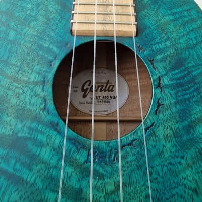 Genta Ukulele Tenor - All solid Mango wood - Nusantara series - Bali 2019 - Satin green - w truss rod image 3