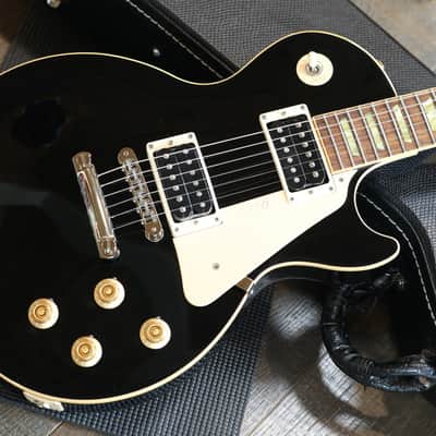 2007 Gibson Les Paul Classic Electric Guitar Black Ebony + OHSC image 3