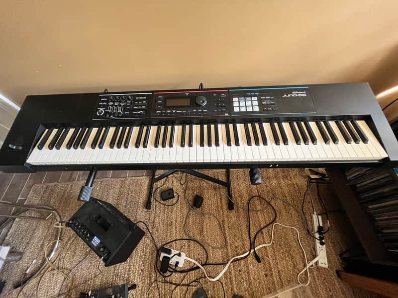 Roland Juno DS88 Synthesizer 2018 - Present - Black image 1