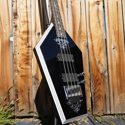 Schecter DIAMOND SERIES Sean Yseult Casket Bass - Gloss Black 4-String Electric Bass Guitar image 6