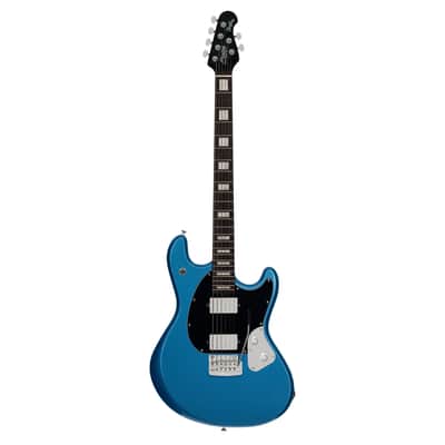 Sterling by Music Man StingRay Baritone Electric Guitar - Toluca Lake Blue image 2