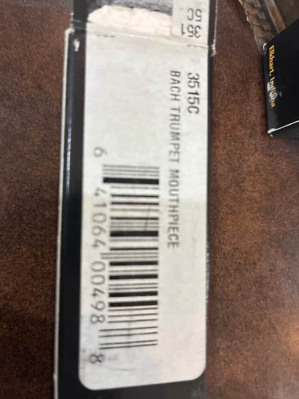 Bach 3515C Standard Series Trumpet Mouthpiece - 5C Cup 2010s - Silver-Plated image 1
