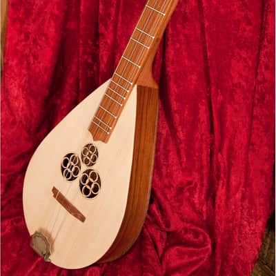 Roosebeck DMWR | Wildwood Dulcimer Rosewood with 3 Round Openings, Flat Pegbox. New with Full Warranty! image 3