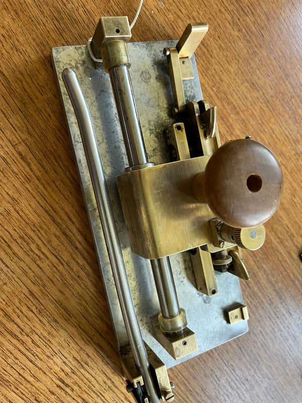 Kunibert Michel Gauging Machine / Innenhobelmashine for english horn/Cor Anglais 1990-2000 - Brass-Steel image 1