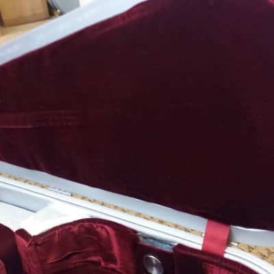 Mark Leaf Near Mint Condition! Classical Guitar Case, Silver/Burgundy image 5