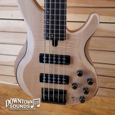 Yamaha TRBX605FM 5-String Bass - Natural Satin image 3