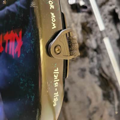 Ernie Ball Music Man Stingray 2017 - Stealth Black / Custom Jason Voorhees Paintjob image 18