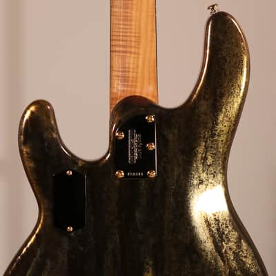 MusicMan StingRay 50th Anniversary - Ebony Fingerboard, Molten Gold image 15