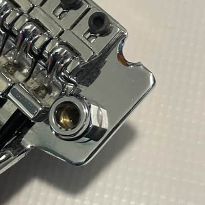 1990's Korean Ibanez RG Series SLT101 SLT-101 Chrome Floyd Rose Single Locking Tremolo Bridge image 14