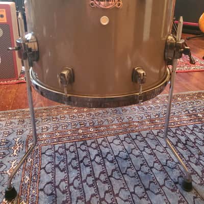 ddrum Dominion 16" Floor Tom - 2000s - Gray Sparkle image 2