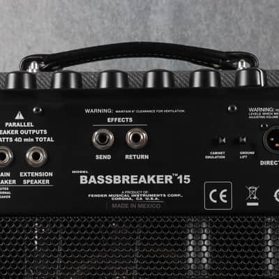 Fender Bassbreaker 15 Combo Amp - 2nd Hand image 8