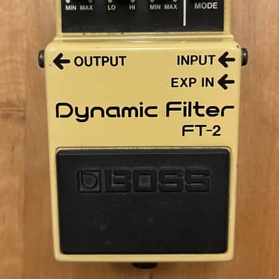 Boss FT-2 Dynamic Filter (Black Label) 1986 - 1989 - Yellow image 1
