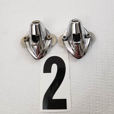Premier Bass Drum Spur Mounts 1960s-1970s - #2…Chrome image 1