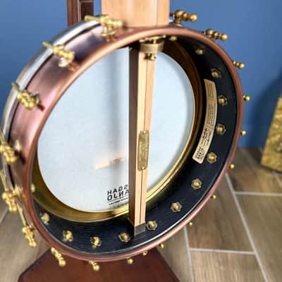 Pisgah A-Scale Cherry Rambler Special 5-String Banjo with 11" Copper Spun-Over Rim image 10