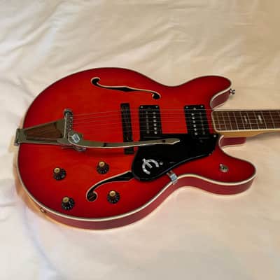 Vintage Epiphone EA-250 - Cherry - Made in Japan (MIJ) - Free Pro Setup image 2