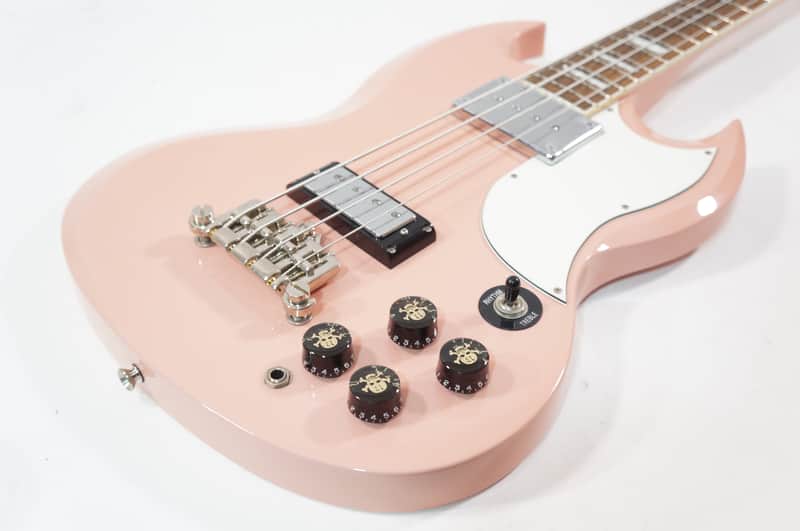 BURNY PEB-65 SWANKY SPIDER BASS Pink MAHOGANY EB-3 FERNANDES MINT