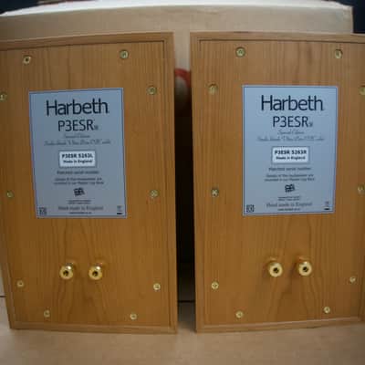 Harbeth P3ESR Special Edition Cherry Book Shelf Speakers - Open Box w/ Warranty image 6