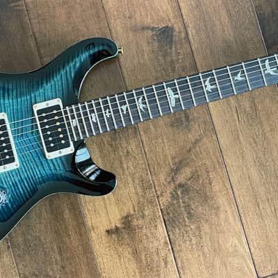 PRS Custom 24 Electric Guitar Cobalt Smokeburst Hybrid Package 10-Top 0354342 image 5