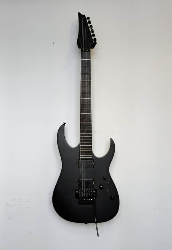 Ibanez RGRB620-BKF - Iron Label Series - Electric Guitar - 2025 - Floyd Rose - Black Hardware - Black Flat image 1