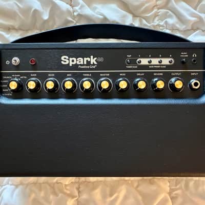 Positive Grid Spark 40 40-Watt 2x4" Modeling Guitar Amp- Black image 2