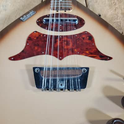Danelectro Bellzouki 12 String Teardrop 1960s w/ Gig Bag - Brown Burst image 21