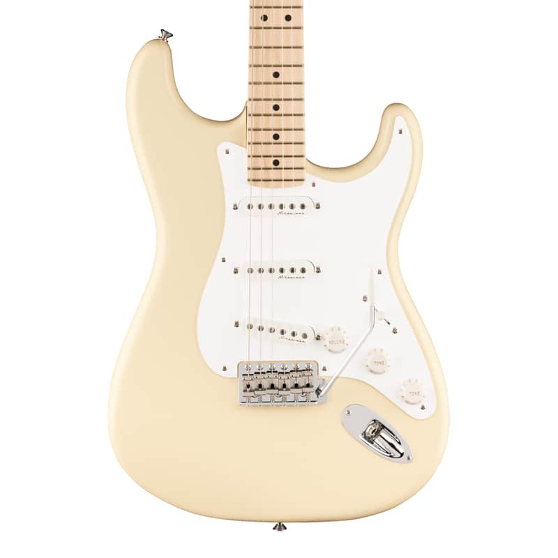 Used Fender Eric Clapton Stratocaster - Olympic White w/ Maple FB image 1