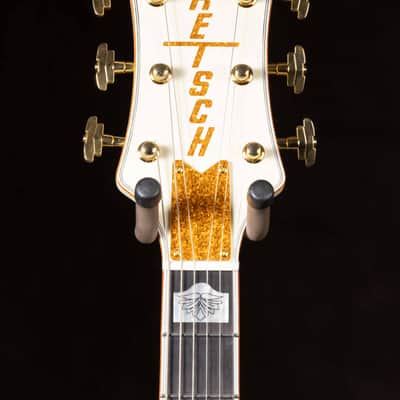 Gretsch G6136-55GE Vintage Select 1955 White Falcon - Vintage White, Cadillac Tailpiece image 3
