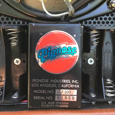 Pignose mini amp 1970's (Brown/Tan)/Jon Sidel Collection image 3