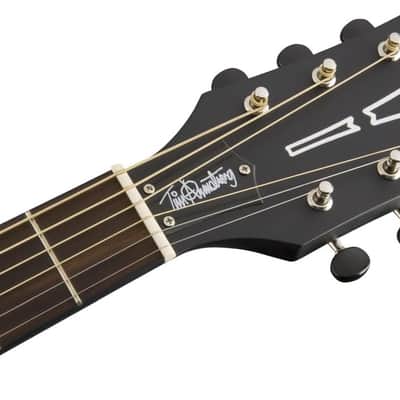 Fender Tim Armstrong Hellcat Concert Acoustic Guitar, Checkerboard, Walnut Fingerboard image 4