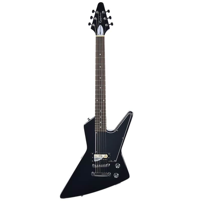 Epiphone PRO-1 Explorer Electric Guitar Pack Ebony w/MityPRO Mini