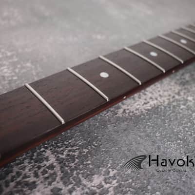 S Style Rosewood Neck Stainless Steel Frets Flame Maple Stripe, S Type 22 Frets Guitar Replacement And Gadget image 3
